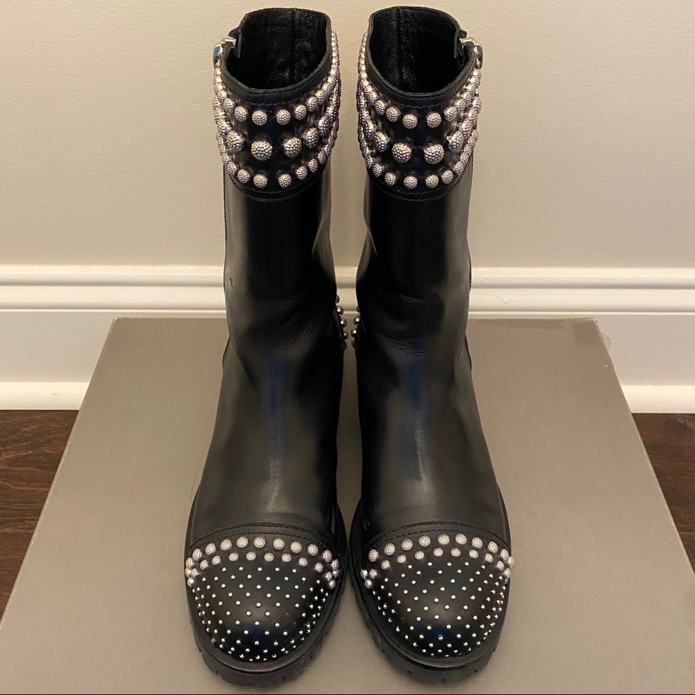 Alexander McQueen Studded Ankle Boots - Picture 4 of 11